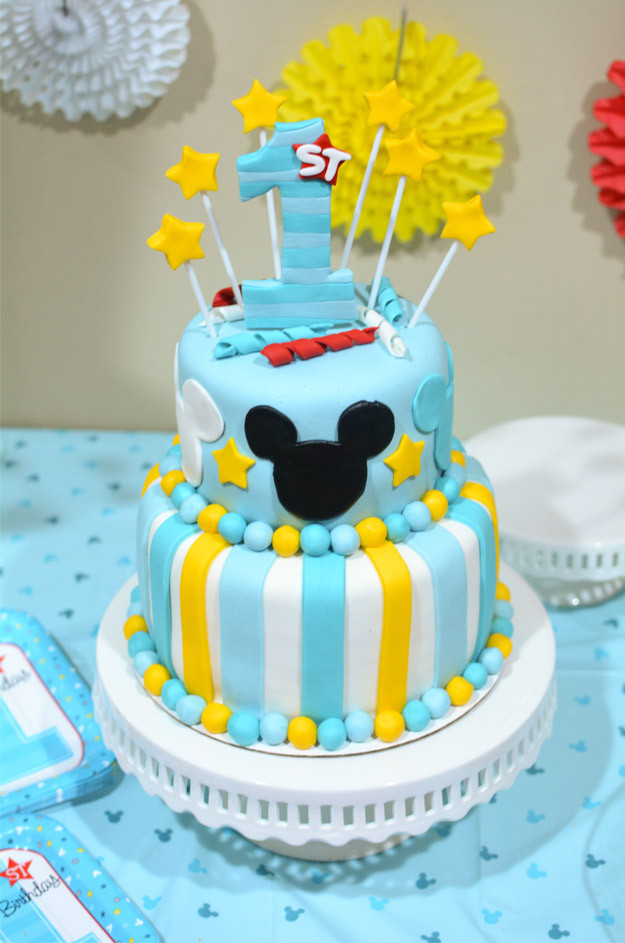 Mickey Mouse First Birthday Cake
 Mickey s Fun To Be e Birthday Party Ideas Mommy s