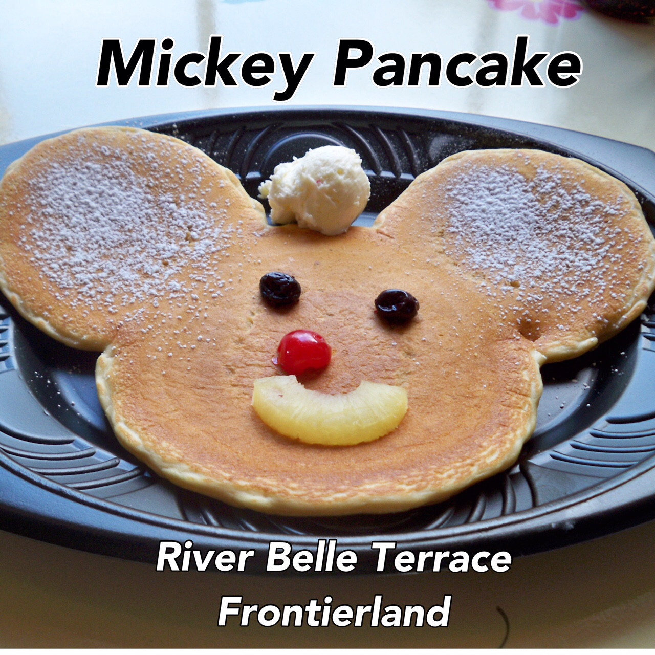 Mickey Mouse Pancakes
 Mickey Mouse Shaped Food at the Disneyland Resort