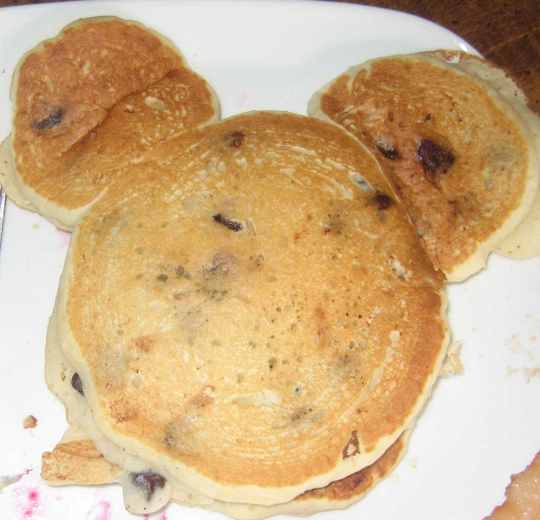 Mickey Mouse Pancakes
 Napkin Epiphanies Resurrection The Counter and Mickey