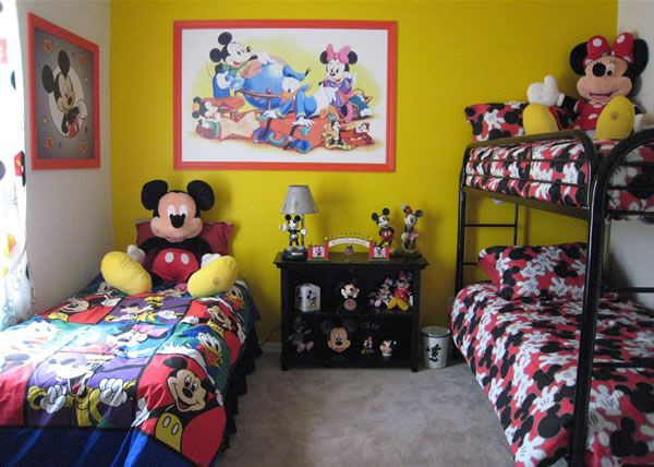 Mickey Mouse Room Decor For Baby
 mickey mouse bedroom decorations With images