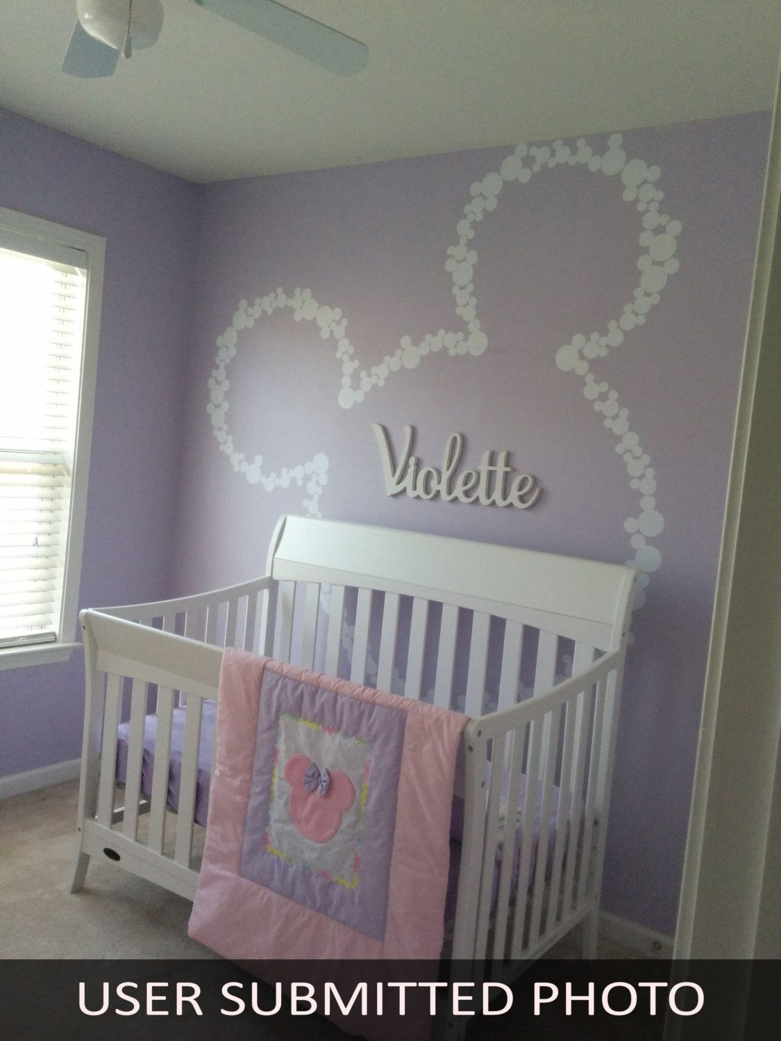 Mickey Mouse Room Decor For Baby
 Wall Decal Art Decor Mickey Mouse Baby Name Wall by