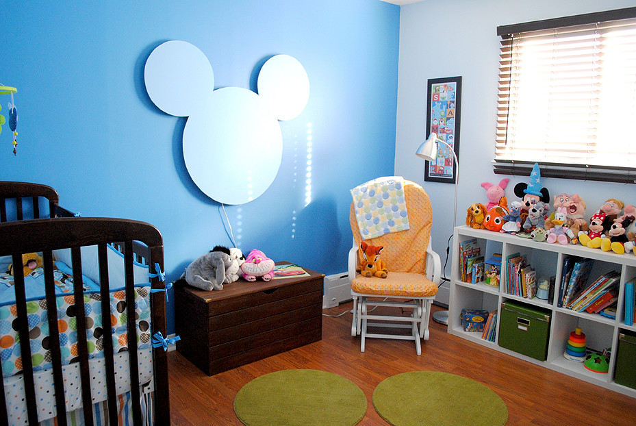 Mickey Mouse Room Decor For Baby
 Sammy s Disney Old School DIY Nursery Project Nursery