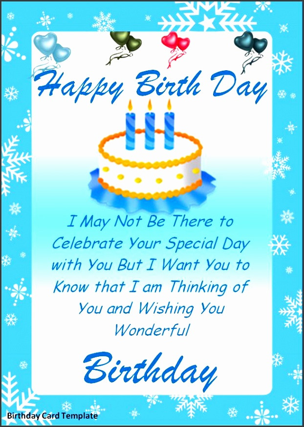 Microsoft Word Birthday Card Template
 8 Microsoft Publisher Birthday Card Templates