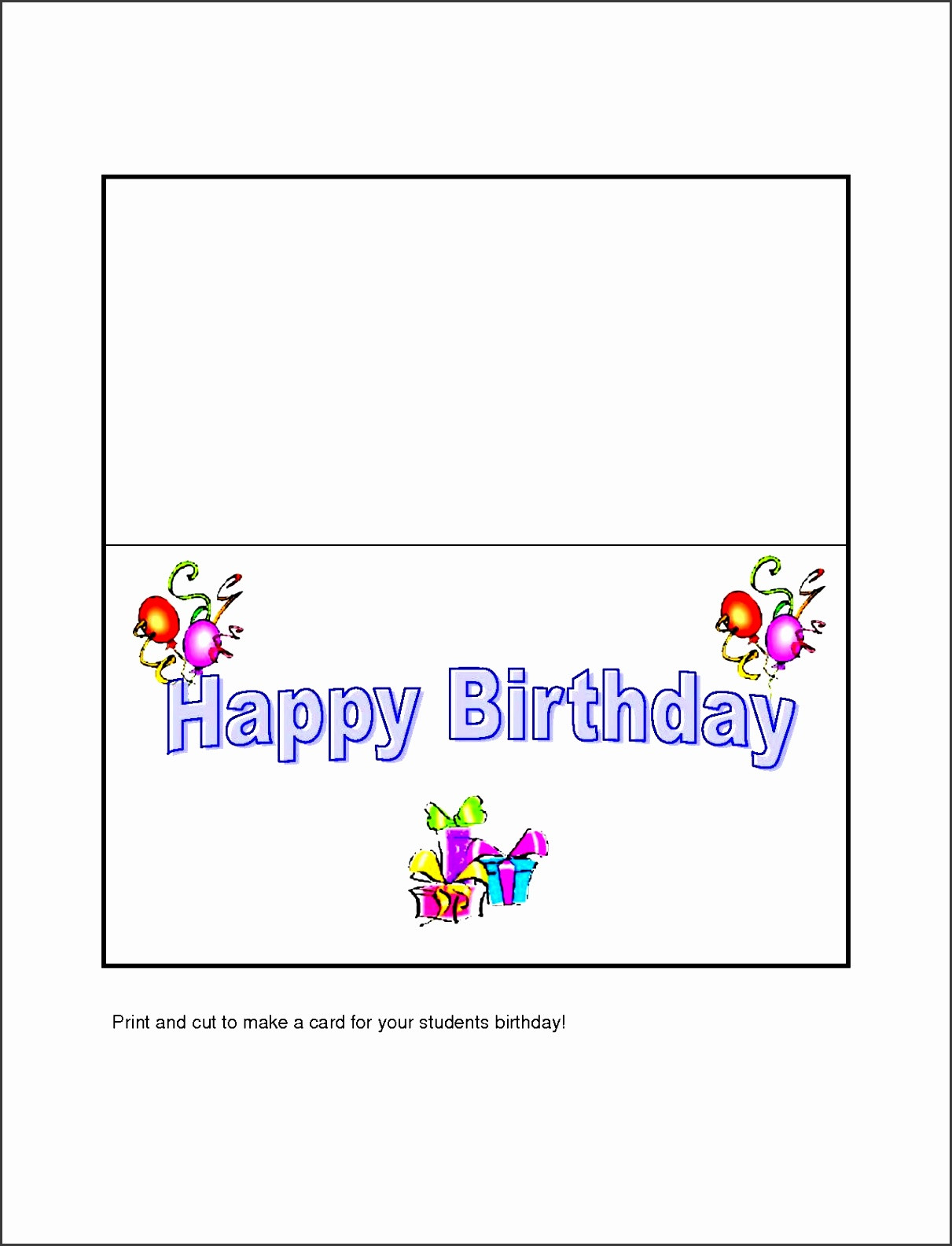 Microsoft Word Birthday Card Template
 10 Free Microsoft Word Greeting Card Templates