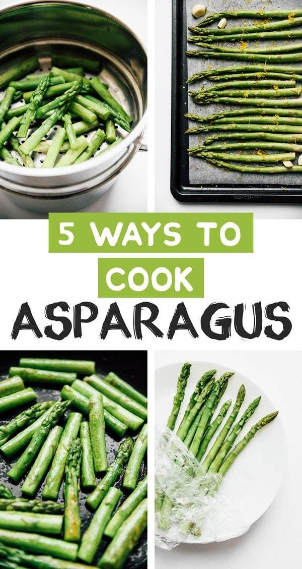 Microwave Asparagus Recipe
 How to Cook Asparagus 5 Ways Recipe