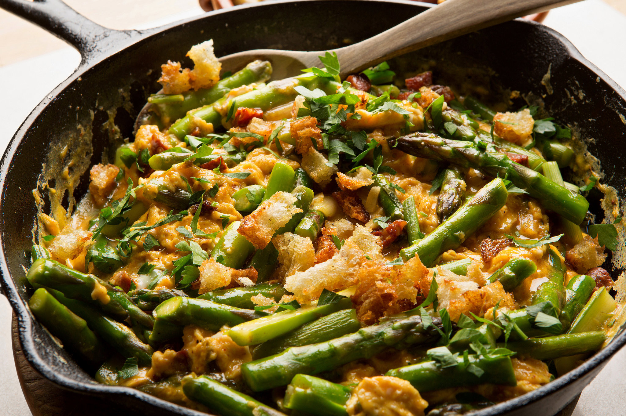 Microwave Asparagus Recipe
 Spanish Asparagus Revuelto Recipe NYT Cooking