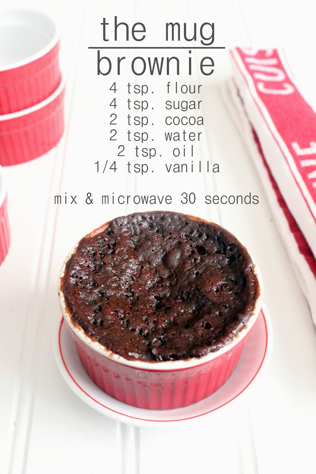 Microwave Mug Cake Recipes
 Cherry Tea Cakes The "Mug" Brownie