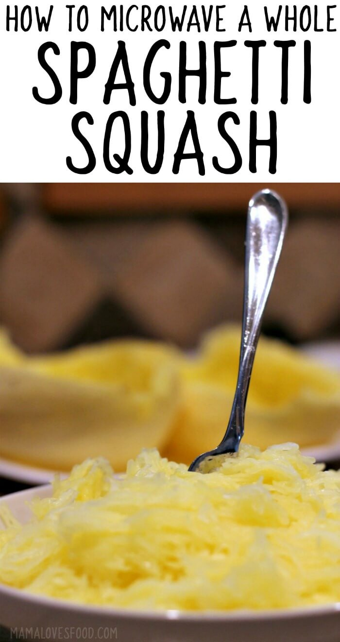 Microwave Spaghetti Squash Whole
 Microwave Spaghetti Squash