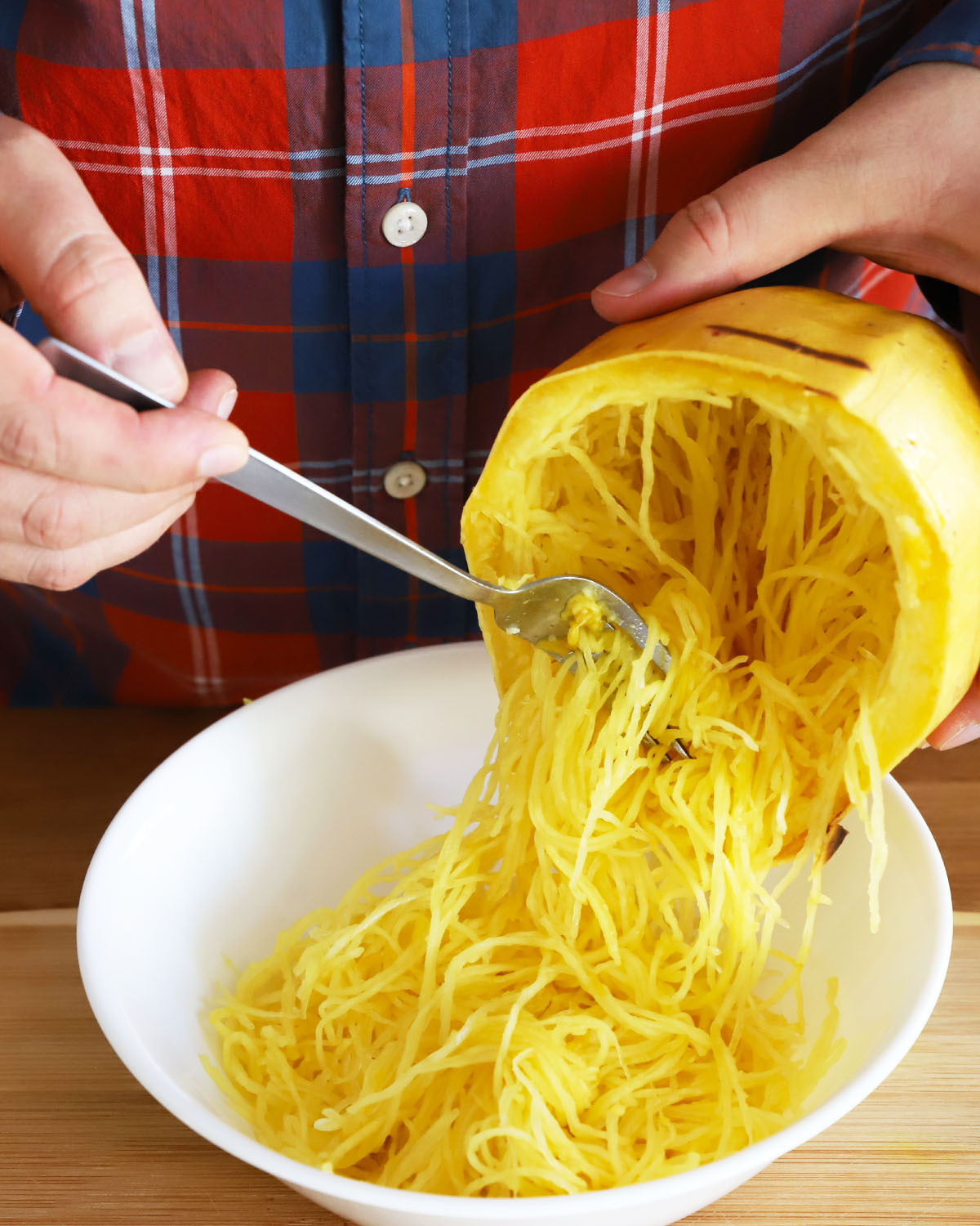 Microwave Spaghetti Squash Whole
 Pumpkin Spice Ramen with Spaghetti Squash Noodles and Char