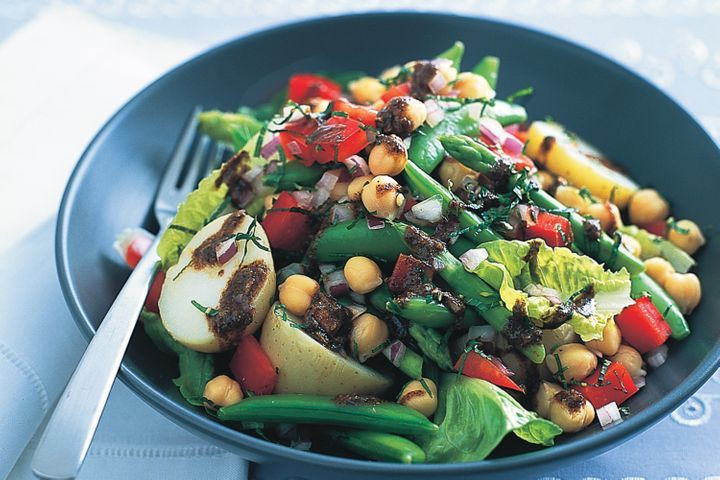 Middle Eastern Veggie Recipes
 Middle Eastern chickpea and ve able salad