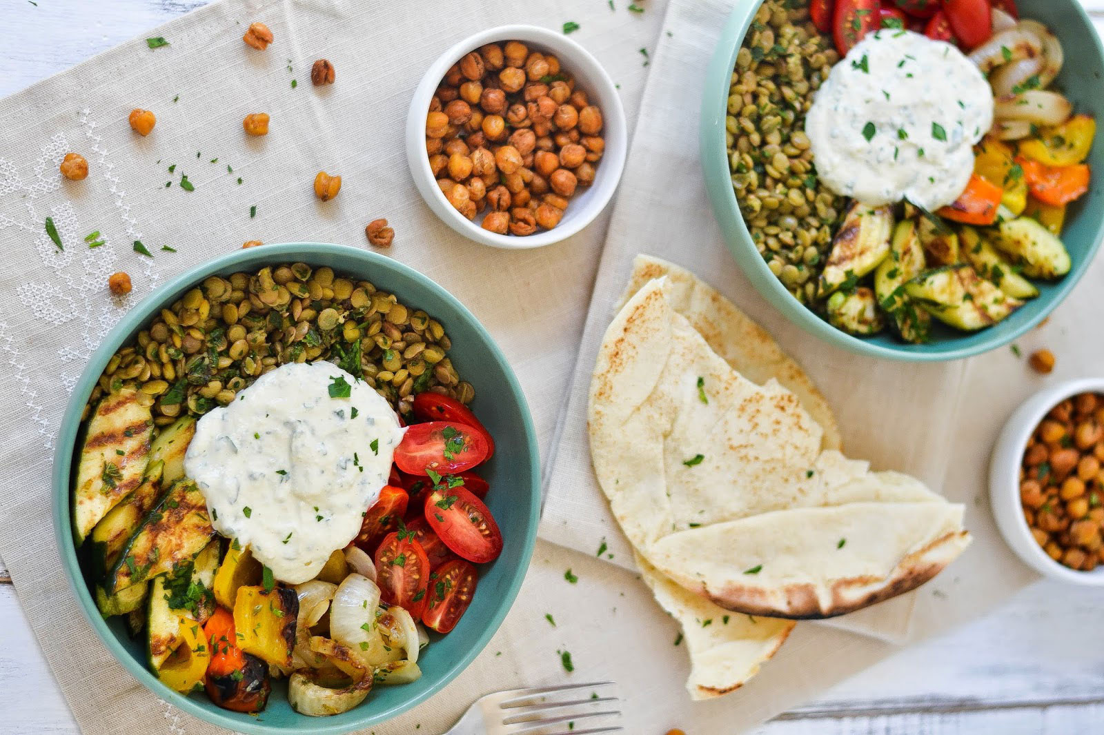 Middle Eastern Veggie Recipes
 Middle Eastern Grilled Ve able & Lentil Bowl Recipe