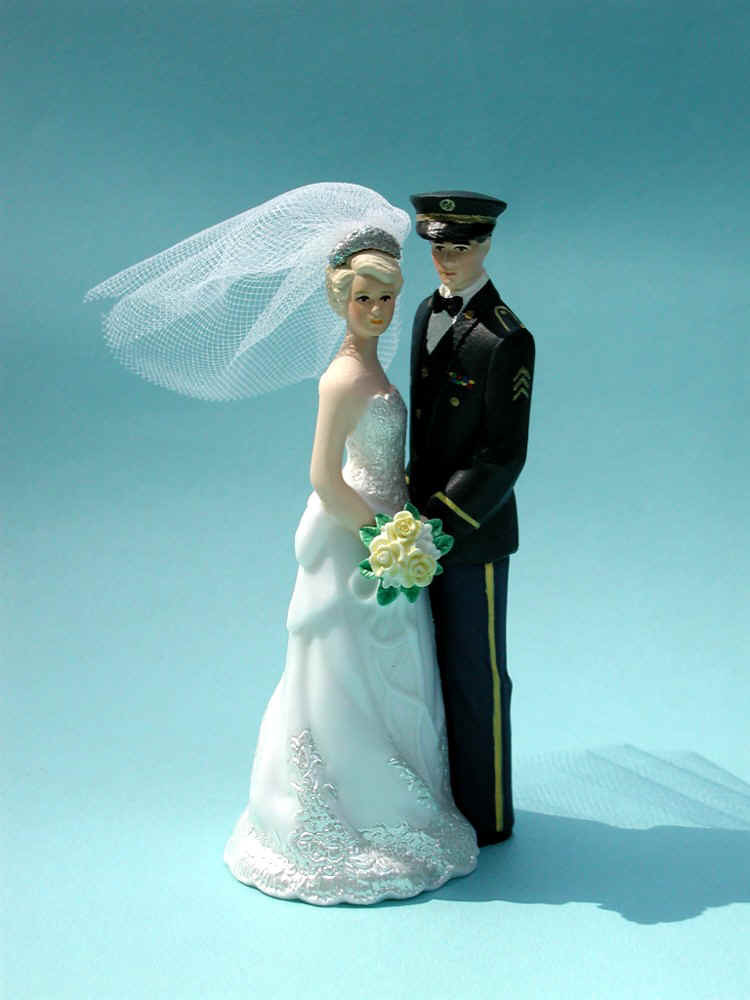 Military Wedding Cake Toppers
 Military Wedding Cake Toppers