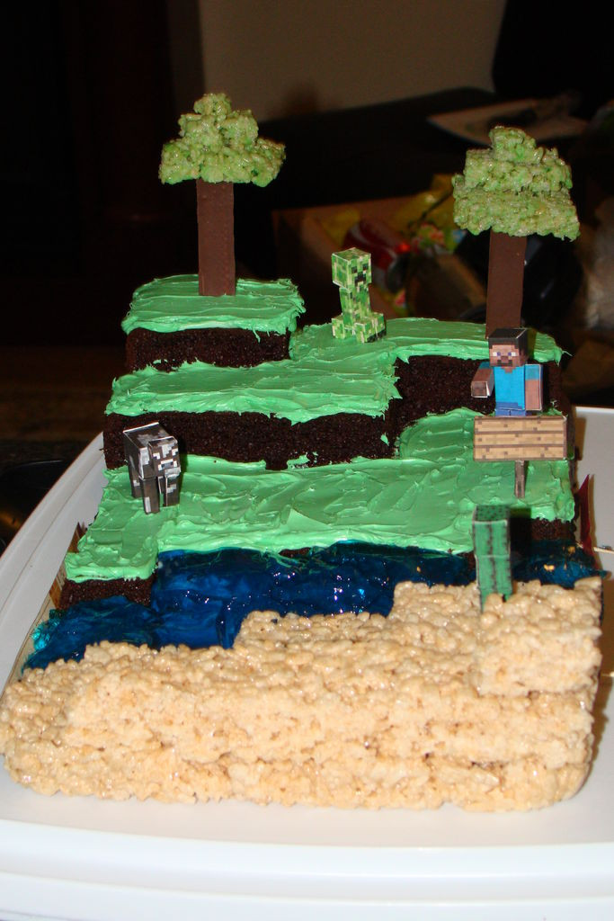 Minecraft Birthday Cake Ideas
 Minecraft Birthday Cakes 2015 House Style