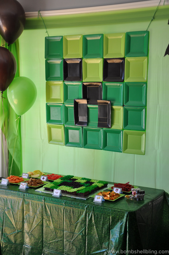 Minecraft Decorations For Birthday Party
 Minecraft Birthday Party This birthday party is EPIC