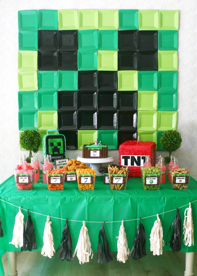 Minecraft Decorations For Birthday Party
 PARTY Archives
