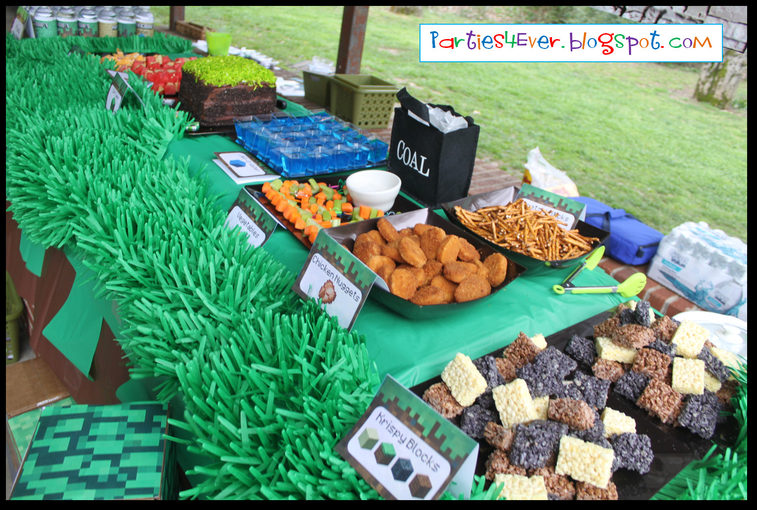 Minecraft Food Ideas For Party
 Parties4Ever Minecraft Party