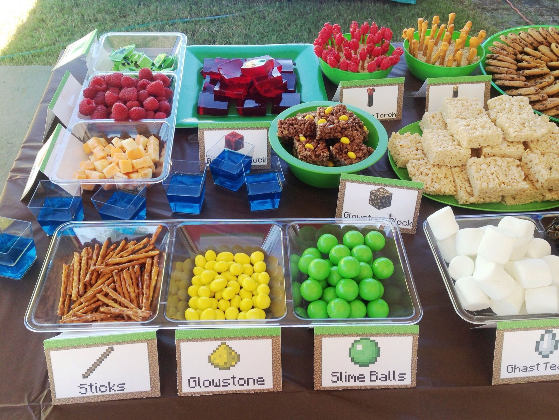 Minecraft Food Ideas For Party
 Minecraft Party Snacks …