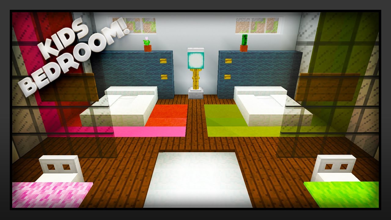 Minecraft Kids Room
 MInecraft How To Make A Kids Bedroom