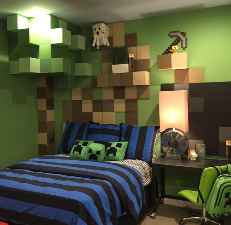 Minecraft Kids Room
 Pin by Andrea DeNeal on kid rooms