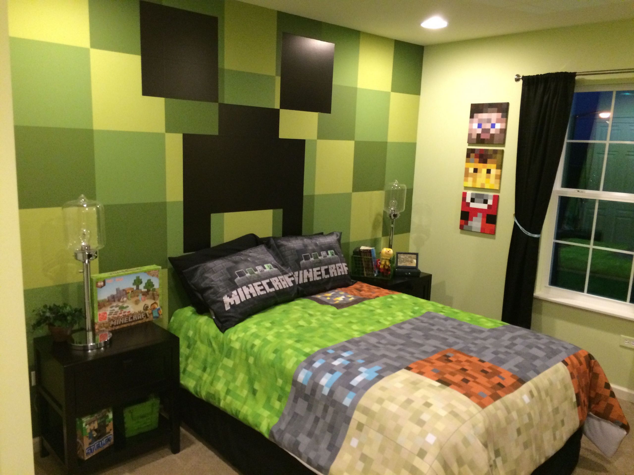 Minecraft Kids Room
 Minecraft bedroom …