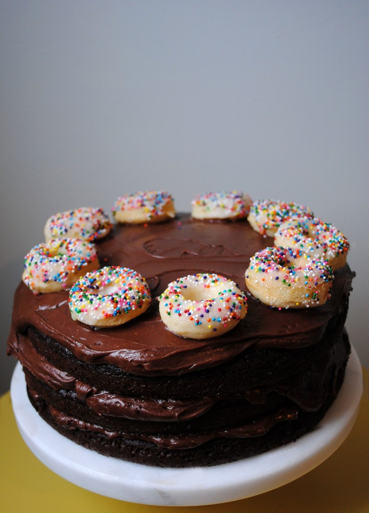 Mini Birthday Cake Recipes
 Mini Donut Birthday Cake DomestikatedLife