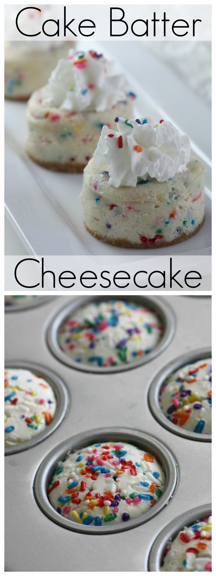 Mini Birthday Cake Recipes
 Cake Batter Mini Cheesecake Recipe