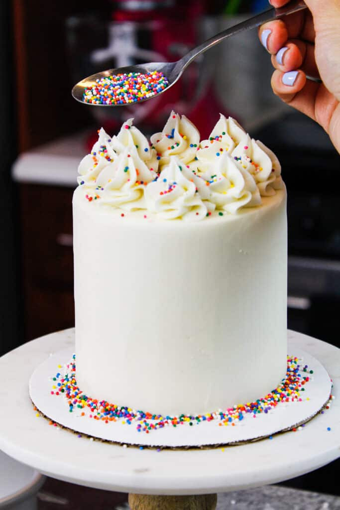 Mini Birthday Cake Recipes
 Mini Vanilla Cake Recipe Simple 4 Inch Layer Cake