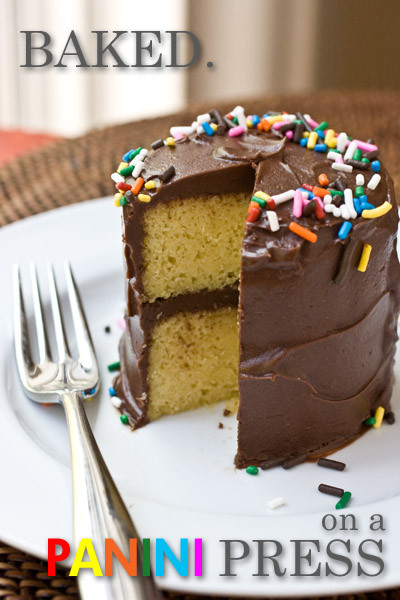Mini Birthday Cake Recipes
 Mini Yellow Layer Cake on a Panini Press