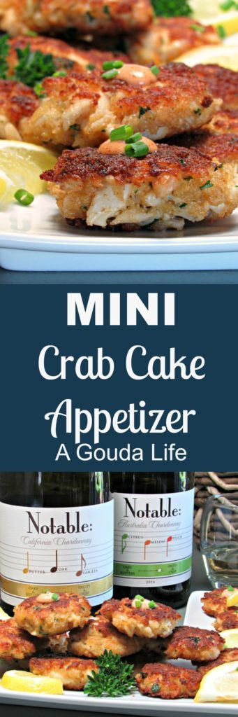 Mini Crab Cakes Appetizers
 Mini Crab Cake Appetizer recipe from A Gouda Life kitchen