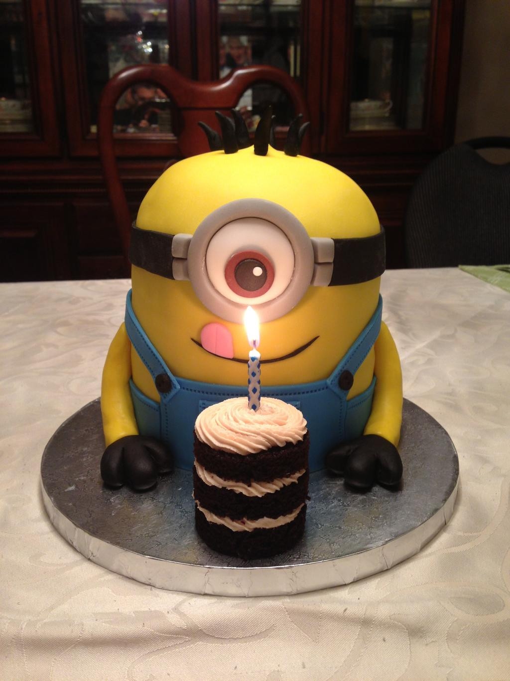 Minions Birthday Cakes
 Minion Cake by cake4thought on DeviantArt