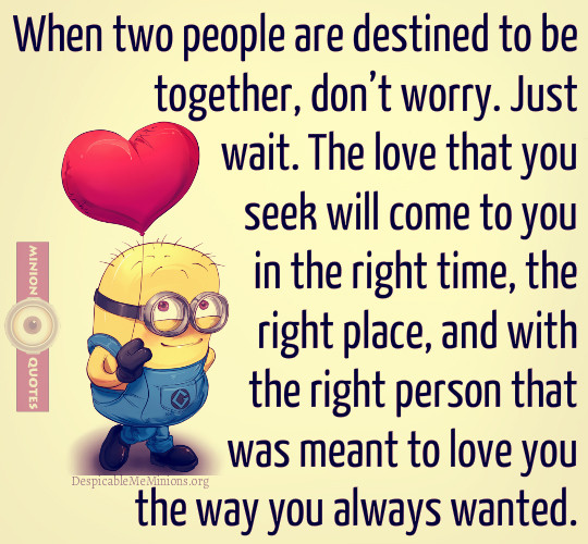 Minions Love Quotes
 Cute Minions Love Quotes for Valentines Day