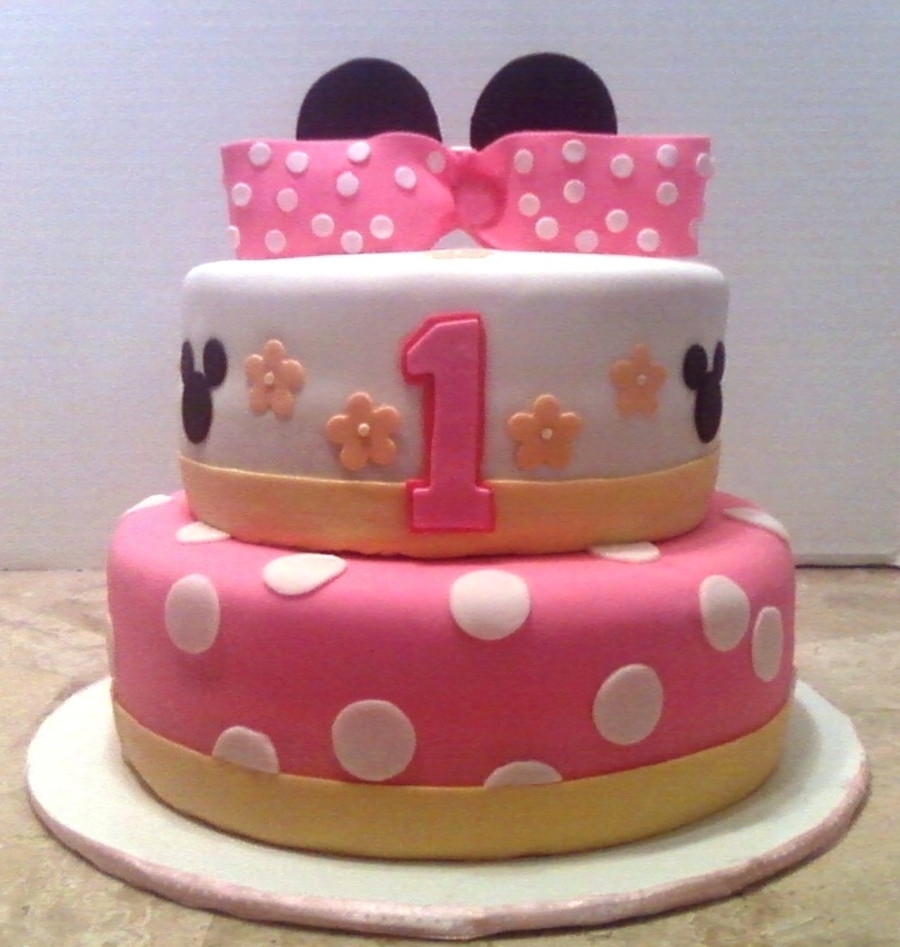 Minnie Mouse 1st Birthday Cakes
 Minnie Mouse 1St Birthday Cake CakeCentral