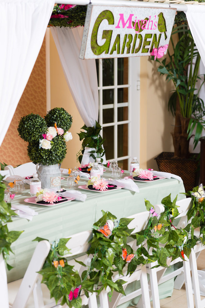 Minnie Mouse Backyard Party Ideas
 Kara s Party Ideas Minnie Mouse Inspired Butterfly Garden