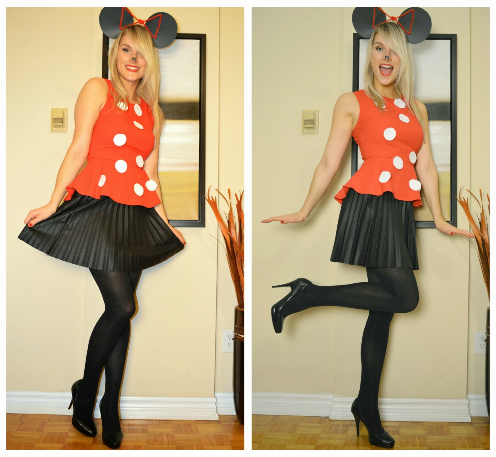 Minnie Mouse DIY Costume
 DIY Minnie Mouse Halloween Costume