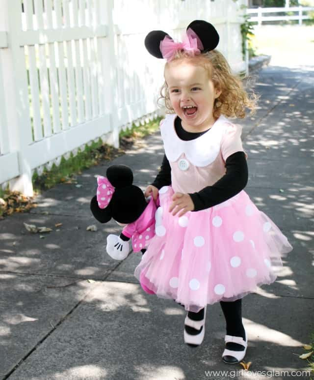 Minnie Mouse DIY Costume
 DIY No Sew Minnie Mouse Costume Girl Loves Glam