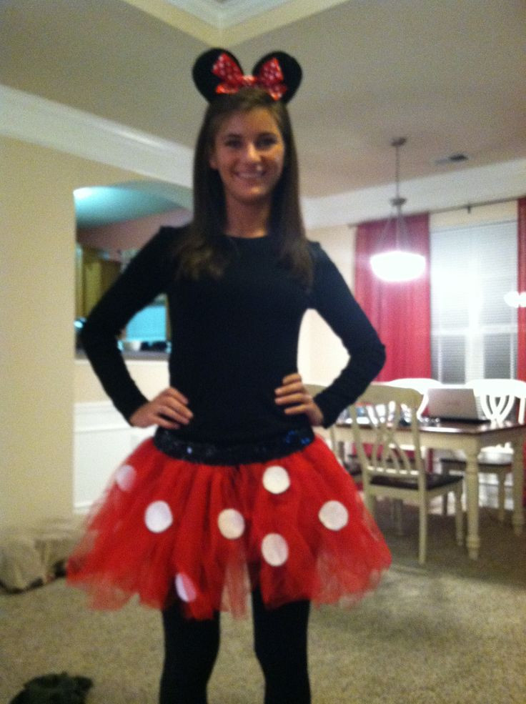 Minnie Mouse DIY Costume
 Homemade Minnie Mouse costume Disney Stuff