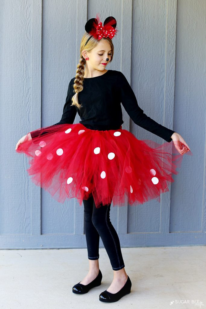 Minnie Mouse DIY Costume
 DIY Minnie Mouse Costume yep NO sew Sugar Bee Crafts