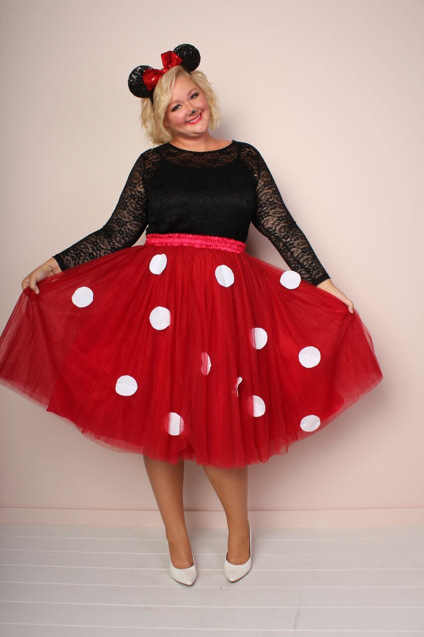 Minnie Mouse DIY Costume
 DIY Plus Size Costume Minnie Mouse