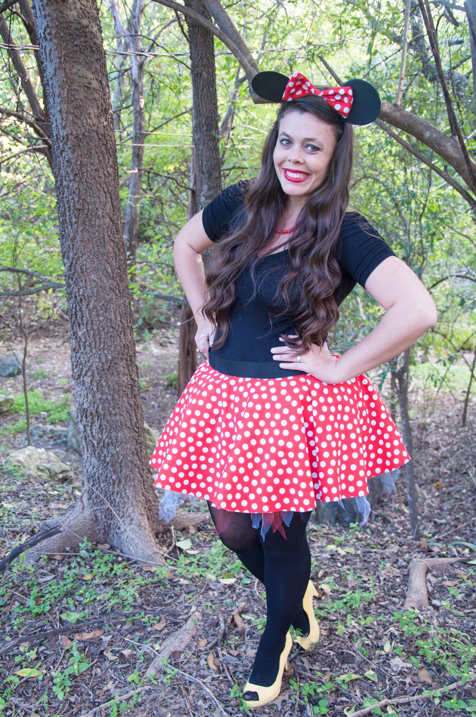 Minnie Mouse DIY Costume
 DIY Halloween Costume Minnie Mouse