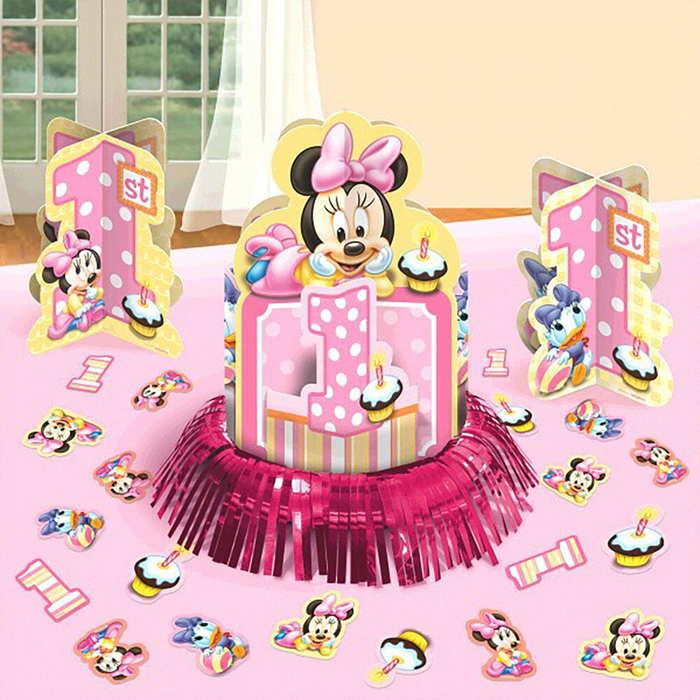 Minnie Mouse First Birthday Party Ideas
 Disney Baby Minnie Mouse 1st Birthday Party Table