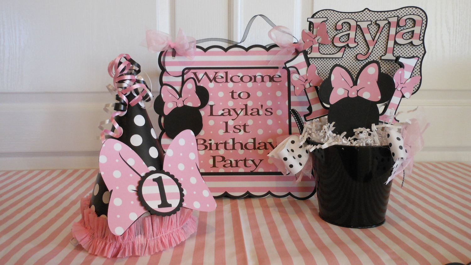 Minnie Mouse First Birthday Party Ideas
 Minnie Mouse Polka Dot 1st Birthday Party by ASweetCelebration
