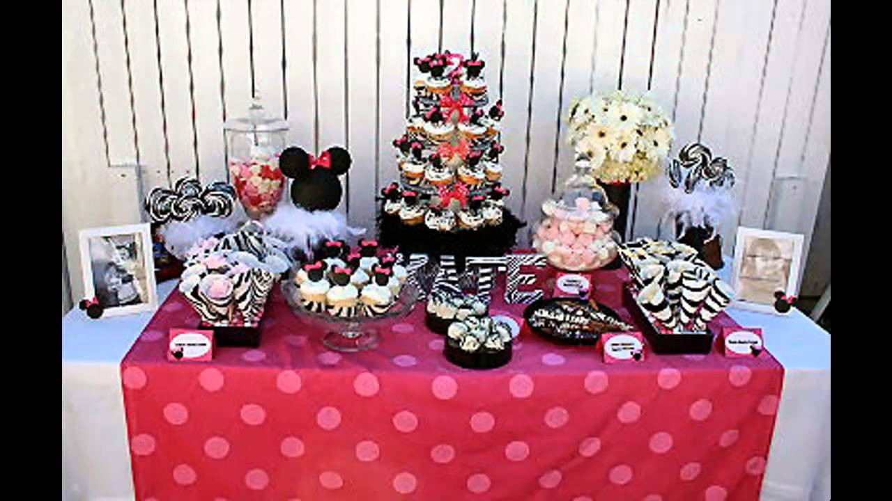 Minnie Mouse First Birthday Party Ideas
 Cute minnie mouse 1st birthday party decorations ideas
