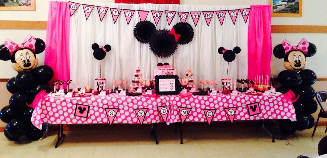 Minnie Mouse First Birthday Party Ideas
 Minnie Mouse 1st Birthday Party Project Nursery
