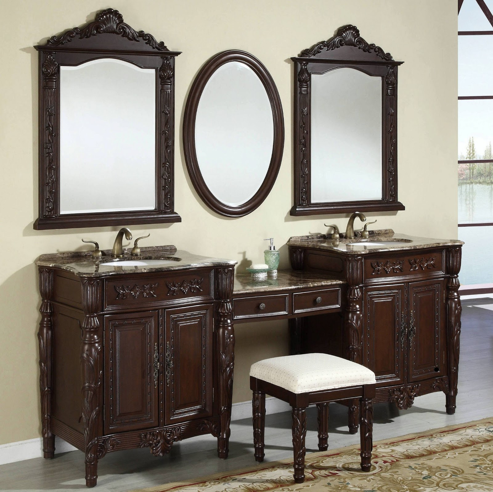 Mirrored Bathroom Vanity Cabinet
 Bathroom Vanity Mirrors Models and Buying Tips Cabinets
