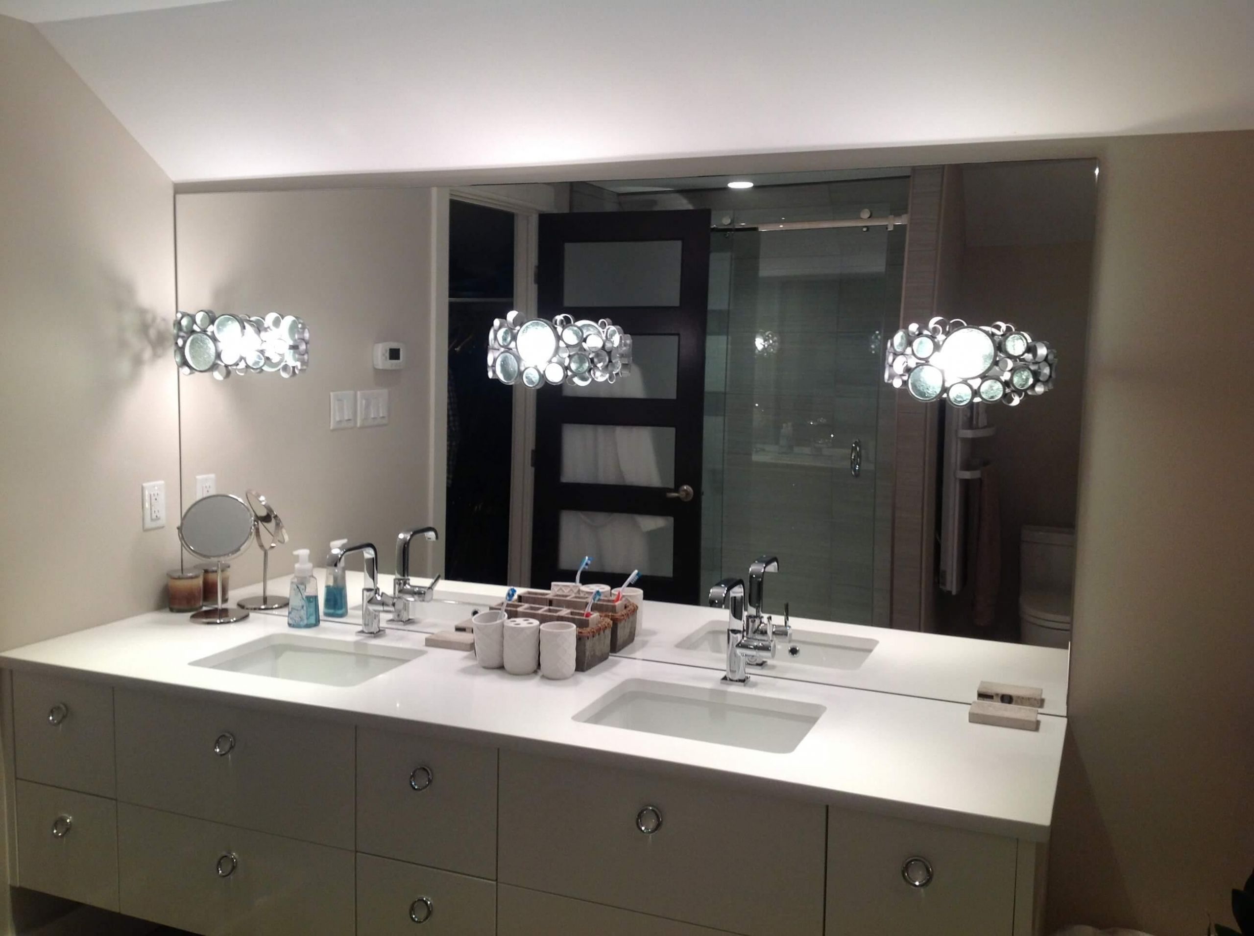 Mirrored Bathroom Vanity Cabinet
 20 Collection of Custom Bathroom Vanity Mirrors