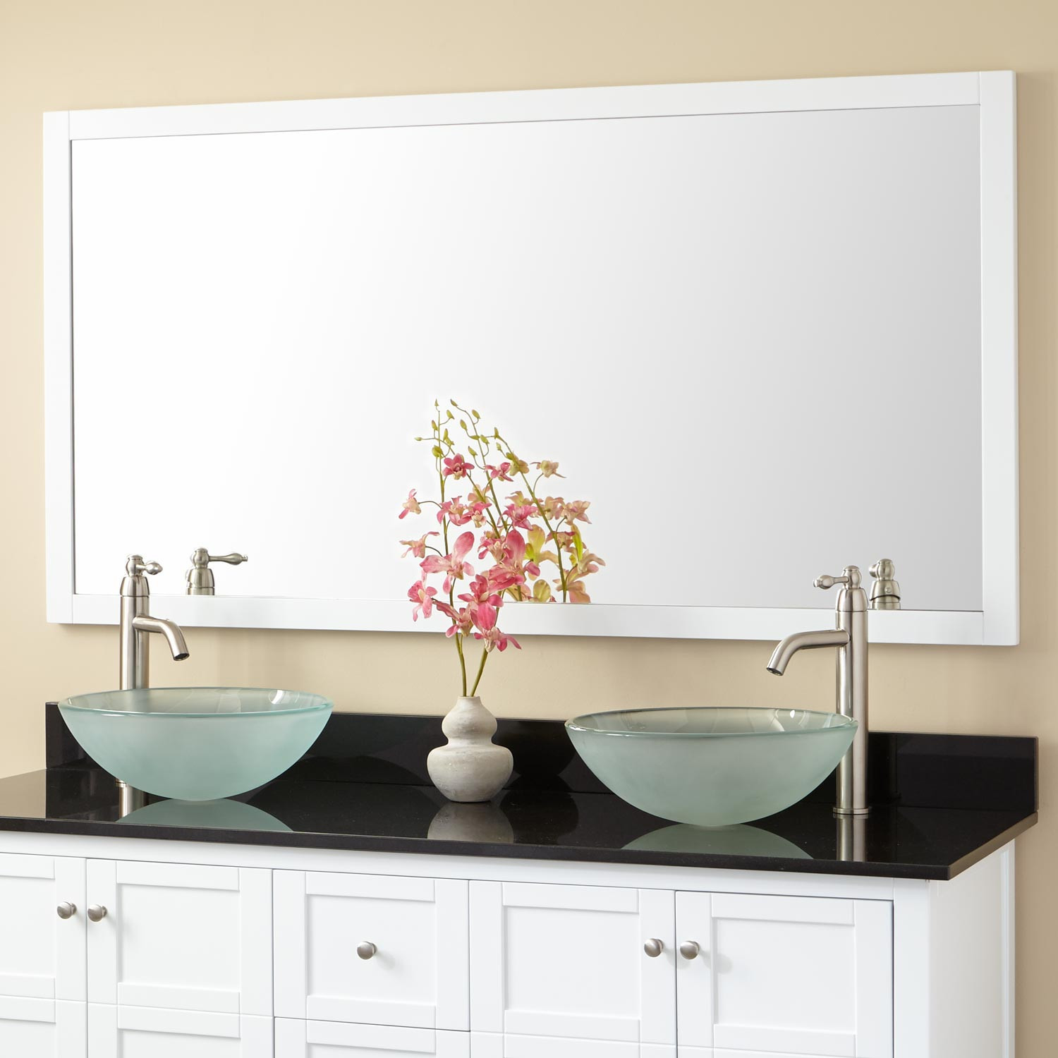 Mirrors For Bathroom Vanity
 Everett Vanity Mirror White Bathroom Mirrors Bathroom