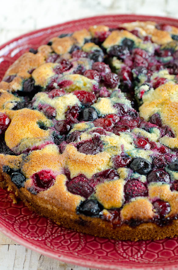 Mixed Fruit Cake Recipe
 Mixed Berries Buttermilk Cake