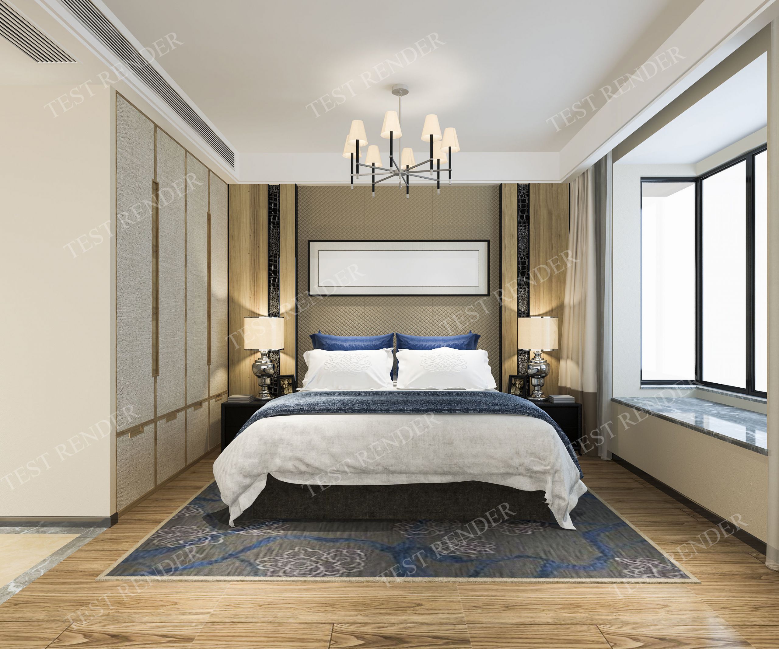 Modern Bedroom Suites
 modern luxury modern bedroom suite in hotel with 3D