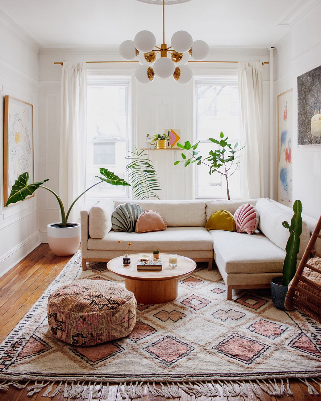 Modern Bohemian Living Room
 Colorful Bohemian Modern Brooklyn Apartment How To Get