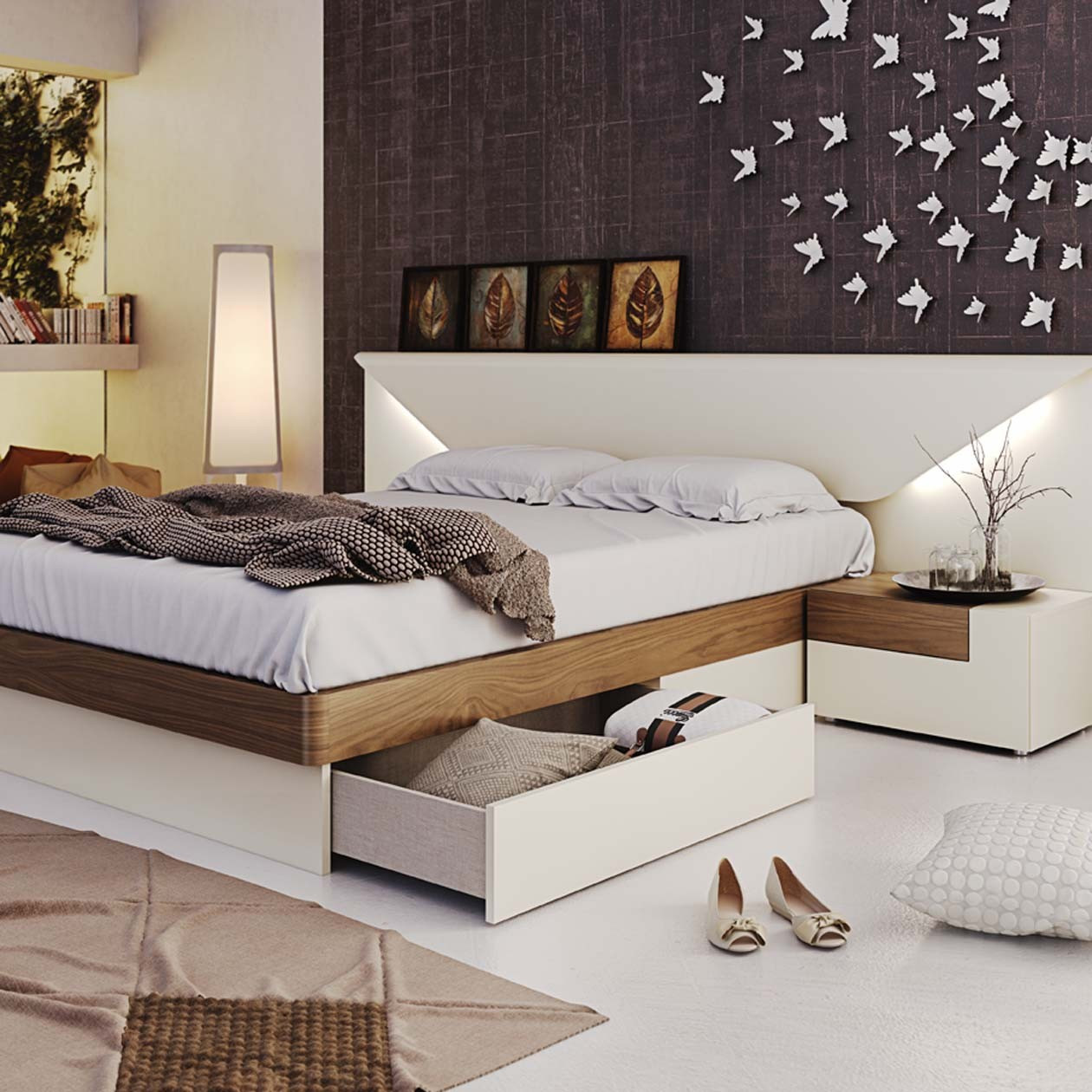 Modern Contemporary Bedroom Furniture
 Elena Modern Italian Bedroom set N Star Modern Furniture